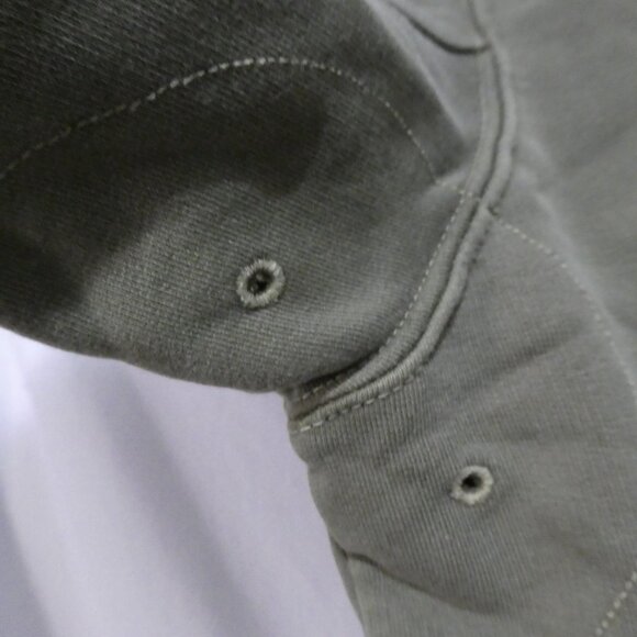 Unbranded | medium | Khaki Pullover Sweatshirt | Collar - Zip - Snap Button - Picture 15 of 16